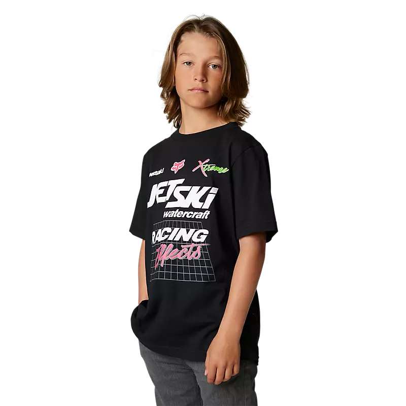 Fox Racing Youth Kawasaki Wet N Wild Basic Tee 4 Fox Racing Youth Kawasaki Wet N Wild Basic Tee - Image 2