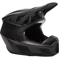 Fox Racing V3 Rs Black Carbon Helmet