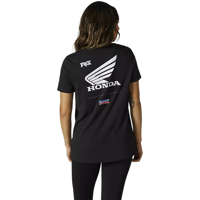 Fox Racing Womens Fox X Honda Tee 4 Fox Racing Womens Fox X Honda Tee - Image 2