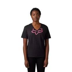 Fox Racing Womens Boundary Black/Pink Tee